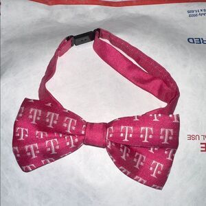 T-Mobile Logo Adjustable Pink Bow Tie | Unisex Promotional Accessory